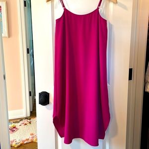 Trina Turk Spaghetti Strap Violet Midi Dress